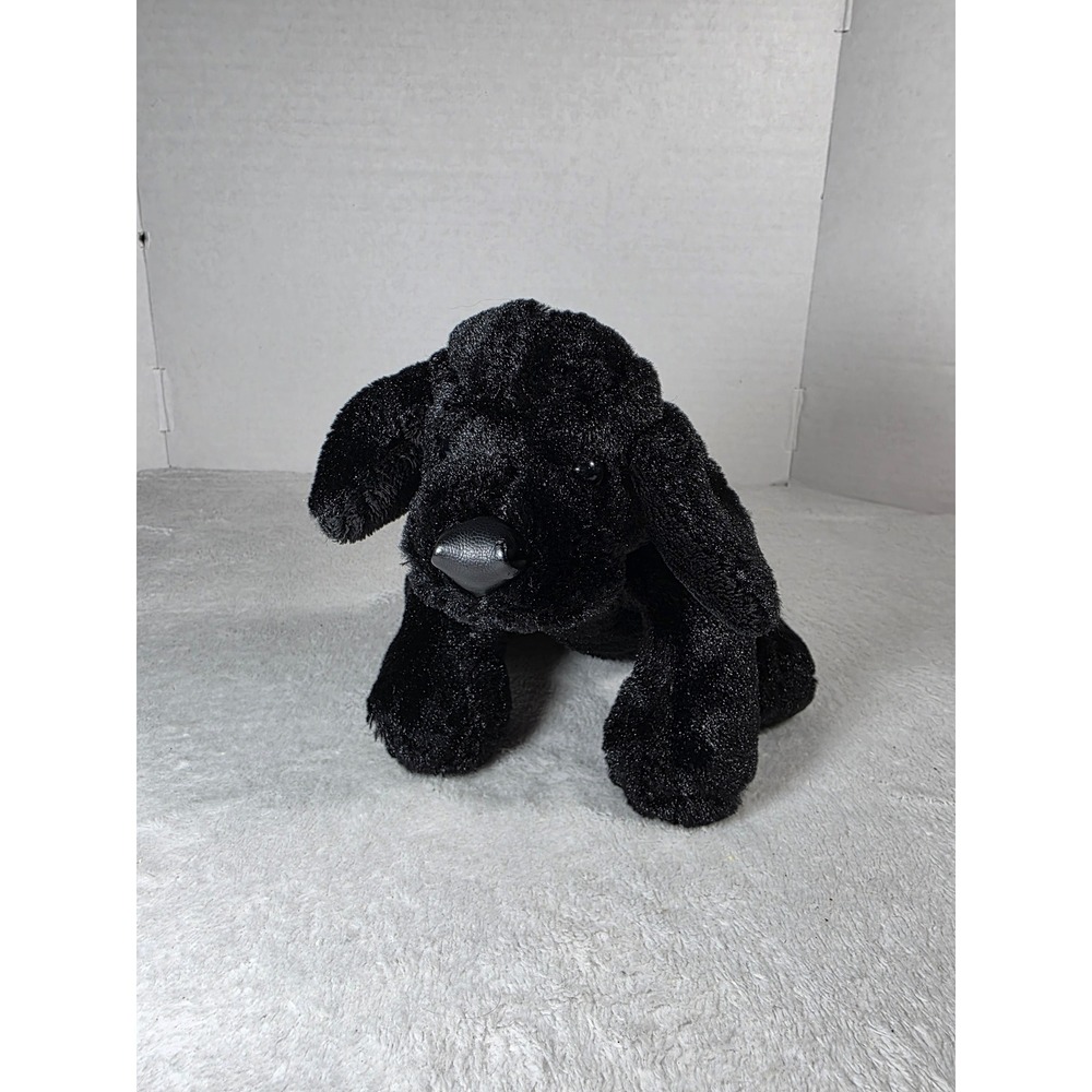 Ganz Webkinz Black Labrador Retriever Plush Dog Stuffed Animal HM136 Black